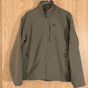 Ariat Light Brown Softshell Water and Wind Resistant Performance Jacket